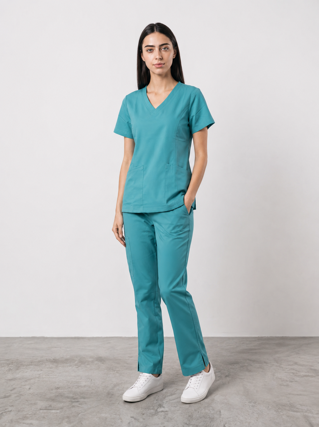 Aria Scrub Set - AriaAMGreen2.png
