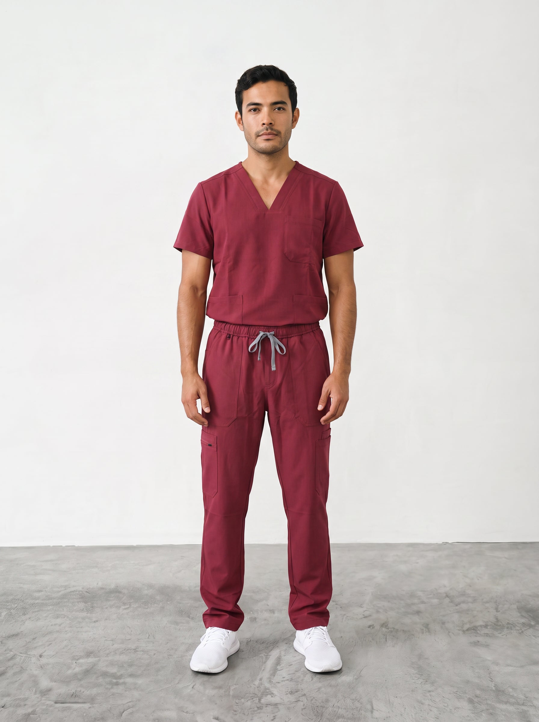 Helios Scrub Set - HeliosBurgundy3.webp