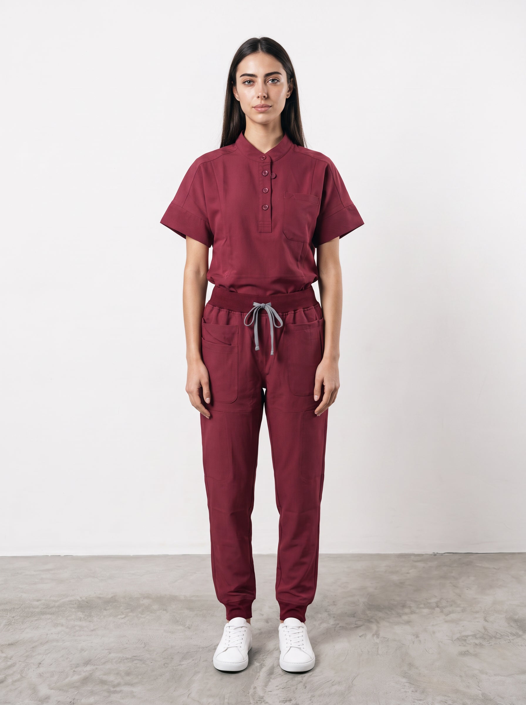 Iris Scrub Set - IrisBurgundy3.webp